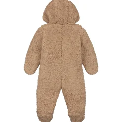 Boxpakjes|Boxpakjes & Jumpsuits*Prénatal newborn berenpak teddy lange mouwen effen taupe Soft Taupe Brown
