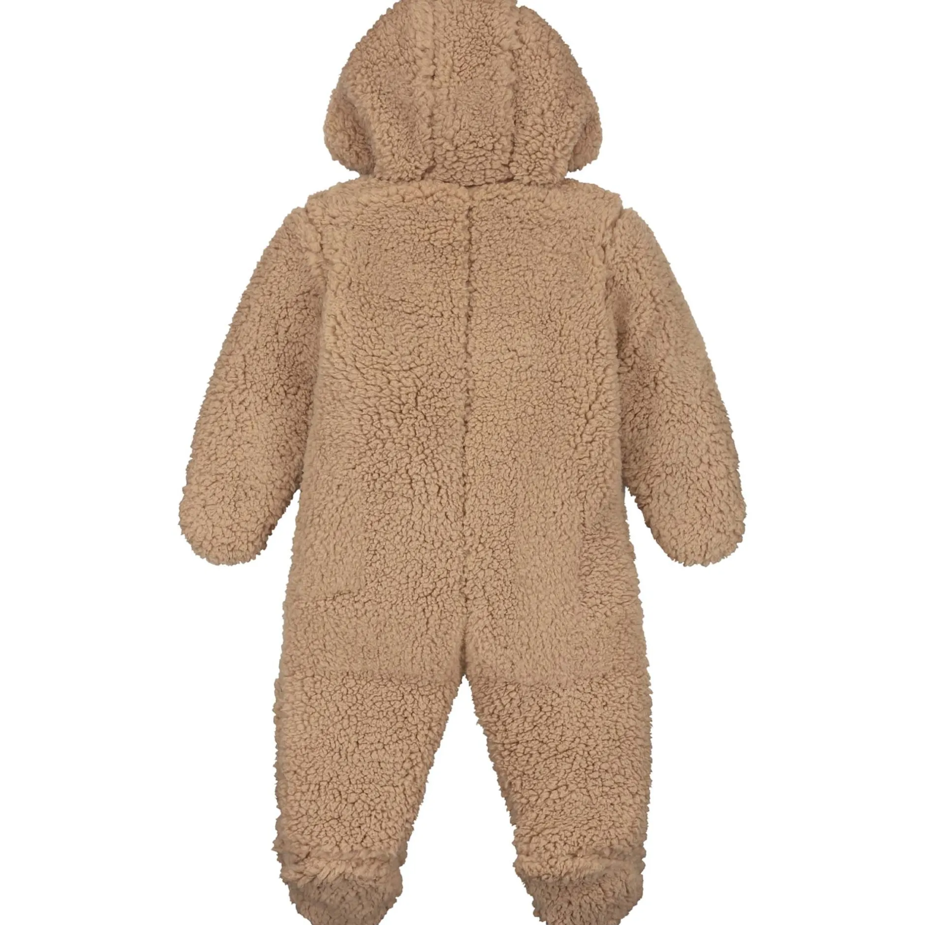 Boxpakjes|Boxpakjes & Jumpsuits*Prénatal newborn berenpak teddy lange mouwen effen taupe Soft Taupe Brown