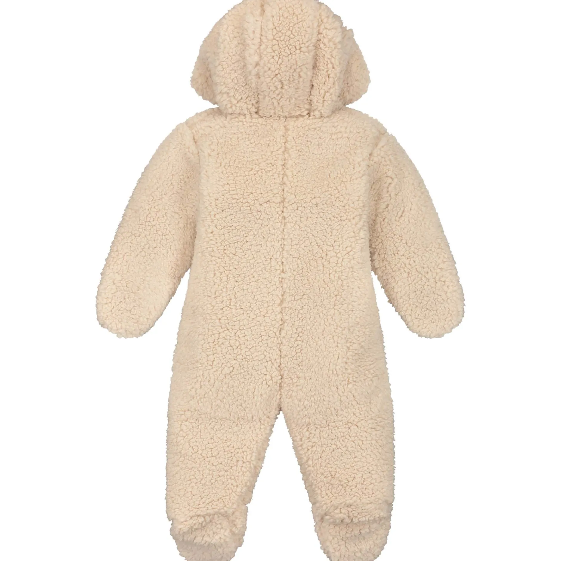 Boxpakjes|Boxpakjes & Jumpsuits*Prénatal newborn berenpak teddy lange mouwen effen beige Beigebrown