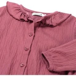 Rompers|Overslagrompers*Prénatal newborn body lange mouwen effen paars Dark Grapepurple