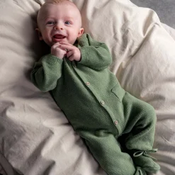 Boxpakjes & Jumpsuits|Boxpakjes*Prénatal newborn boxpakje lange mouwen effen groen Green Shade