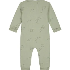 Boxpakjes|Boxpakjes & Jumpsuits*Prénatal newborn boxpakje Pure lange mouwen all over print groen LightGreenshade