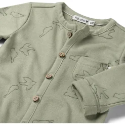 Boxpakjes|Boxpakjes & Jumpsuits*Prénatal newborn boxpakje Pure lange mouwen all over print groen LightGreenshade