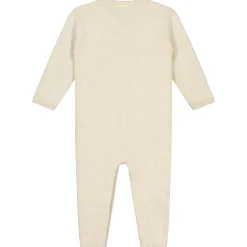 Boxpakjes|Boxpakjes & Jumpsuits*Prénatal newborn boxpakje Pure lange mouwen effen beige Dark Ecru Melange