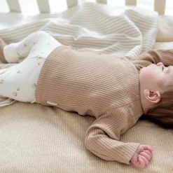 Broeken & Tuinbroeken|Broeken & Leggings*Prénatal newborn broek  all over print beige Dark Off-White