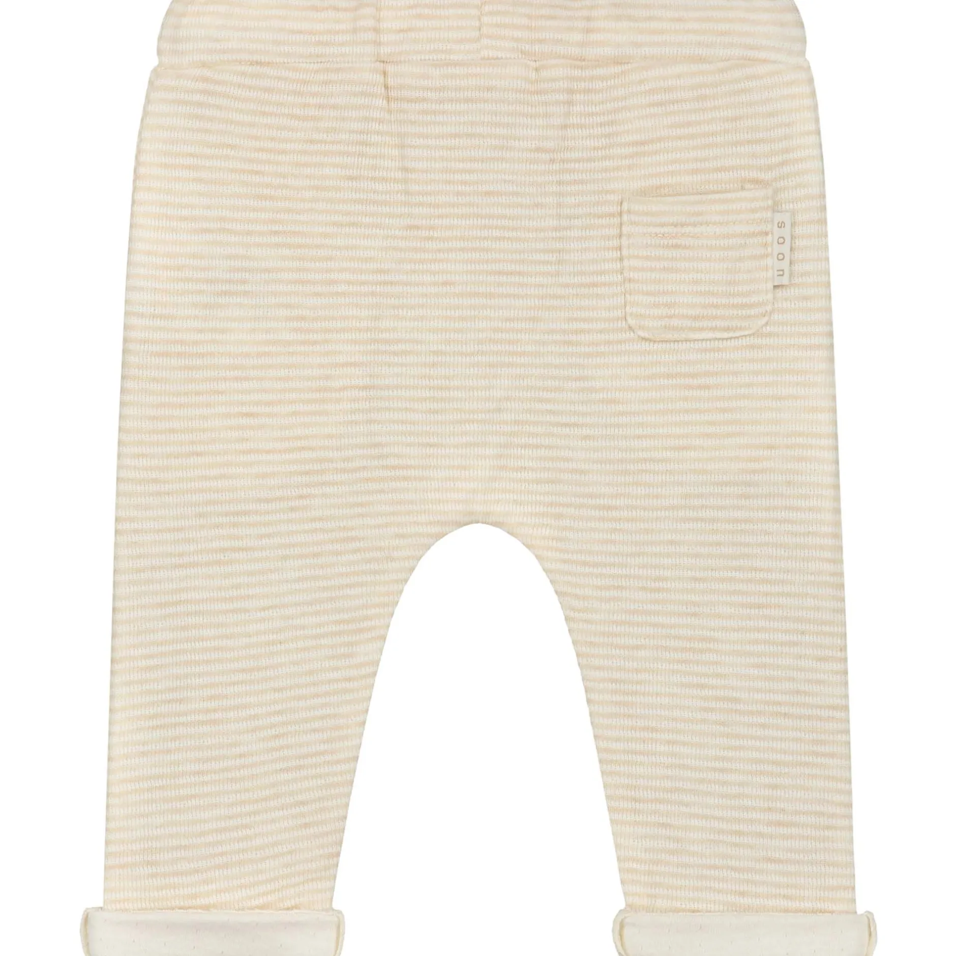 Broeken & Tuinbroeken|Broeken & Leggings*Prénatal newborn broek dubbeldoek effen beige Beigebrown