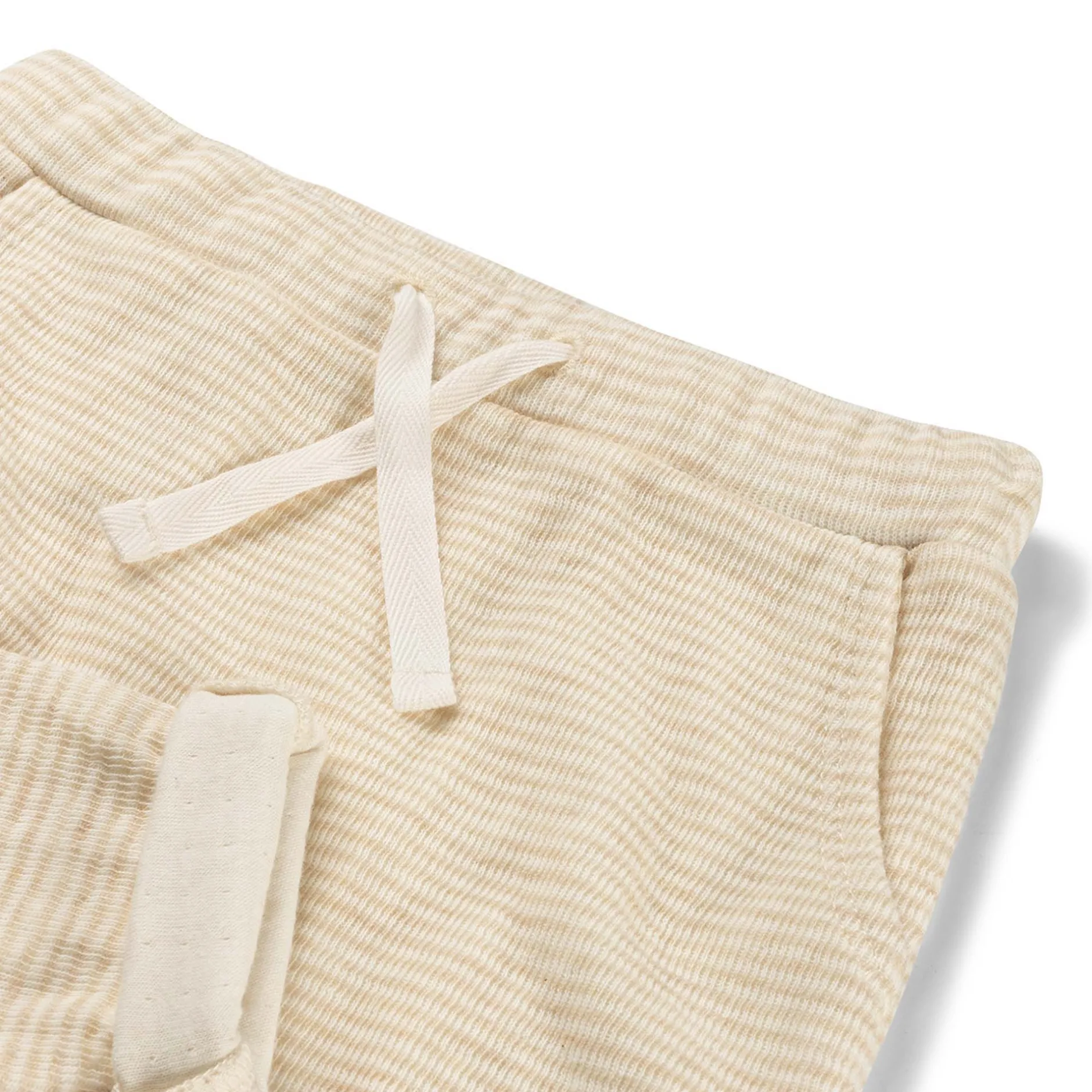 Broeken & Tuinbroeken|Broeken & Leggings*Prénatal newborn broek dubbeldoek effen beige Beigebrown