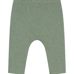 Broeken & Tuinbroeken|Broeken & Leggings*Prénatal newborn broek  effen groen Dark Green Melange