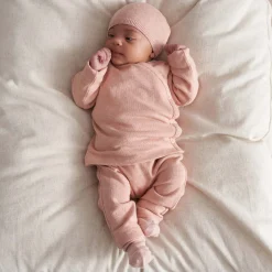 Broeken & Leggings|Broeken*Prénatal newborn broek effen roze Powder Pink