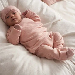 Broeken & Leggings|Broeken*Prénatal newborn broek effen roze Powder Pink