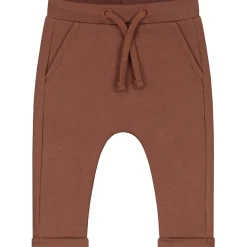 Broeken & Tuinbroeken|Broeken & Leggings*Prénatal newborn broek effen bruin Brown