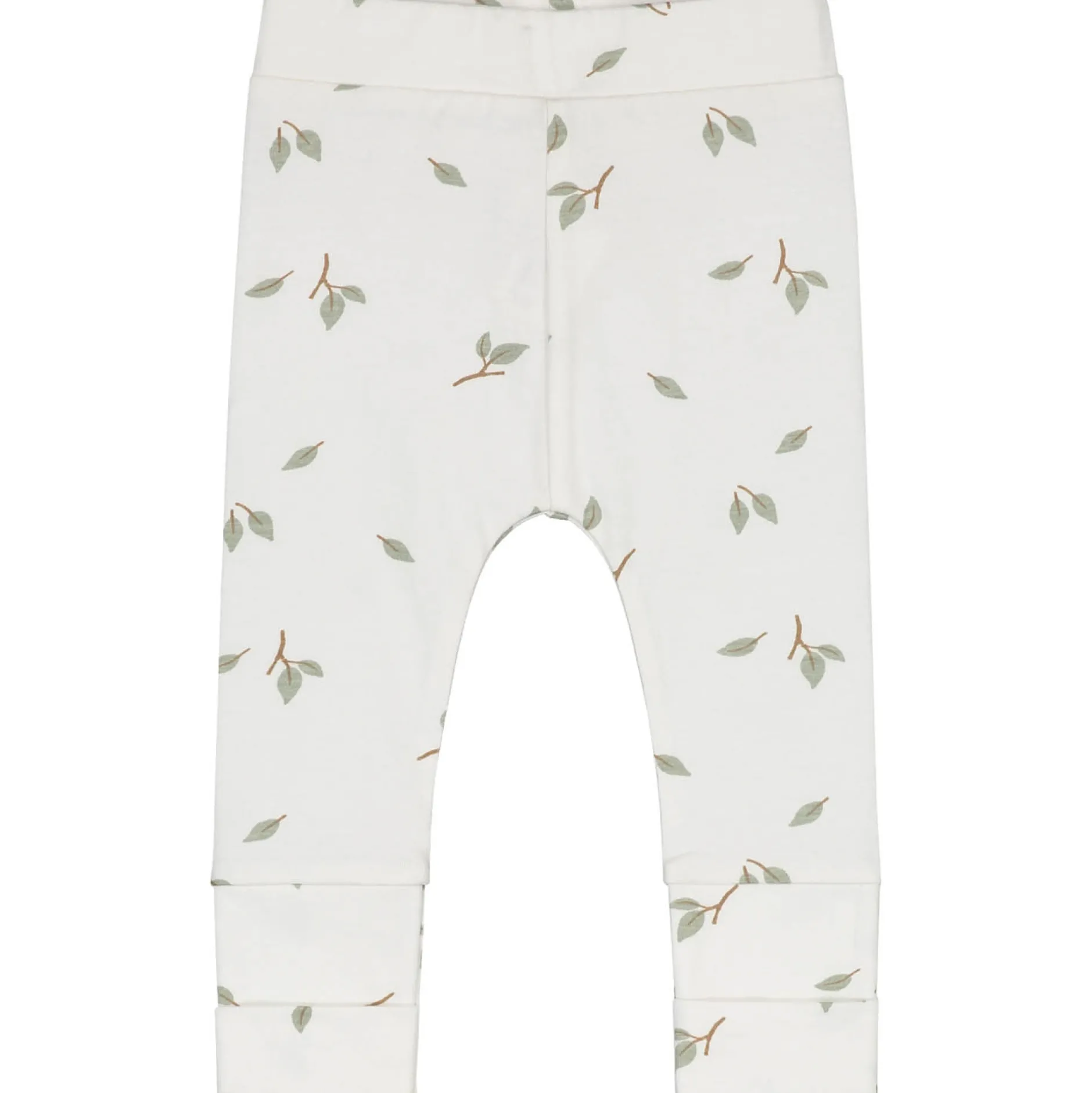 Broeken & Tuinbroeken|Broeken & Leggings*Prénatal newborn broek Pure all over print wit Ivory White