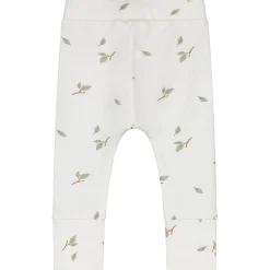 Broeken & Tuinbroeken|Broeken & Leggings*Prénatal newborn broek Pure  all over print wit Ivory White