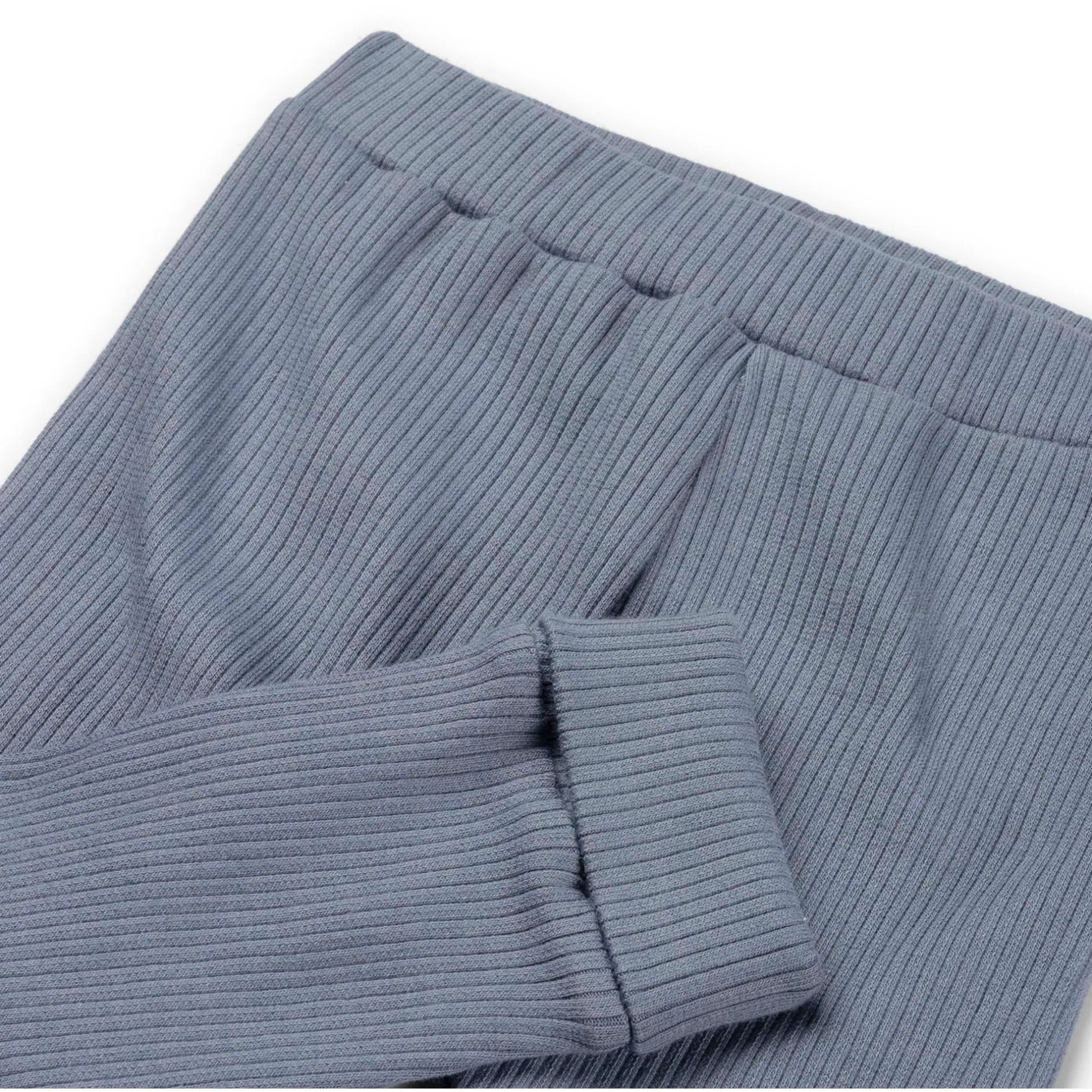 Broeken & Tuinbroeken|Broeken & Leggings*Prénatal newborn broek rib blauw Blue Grey