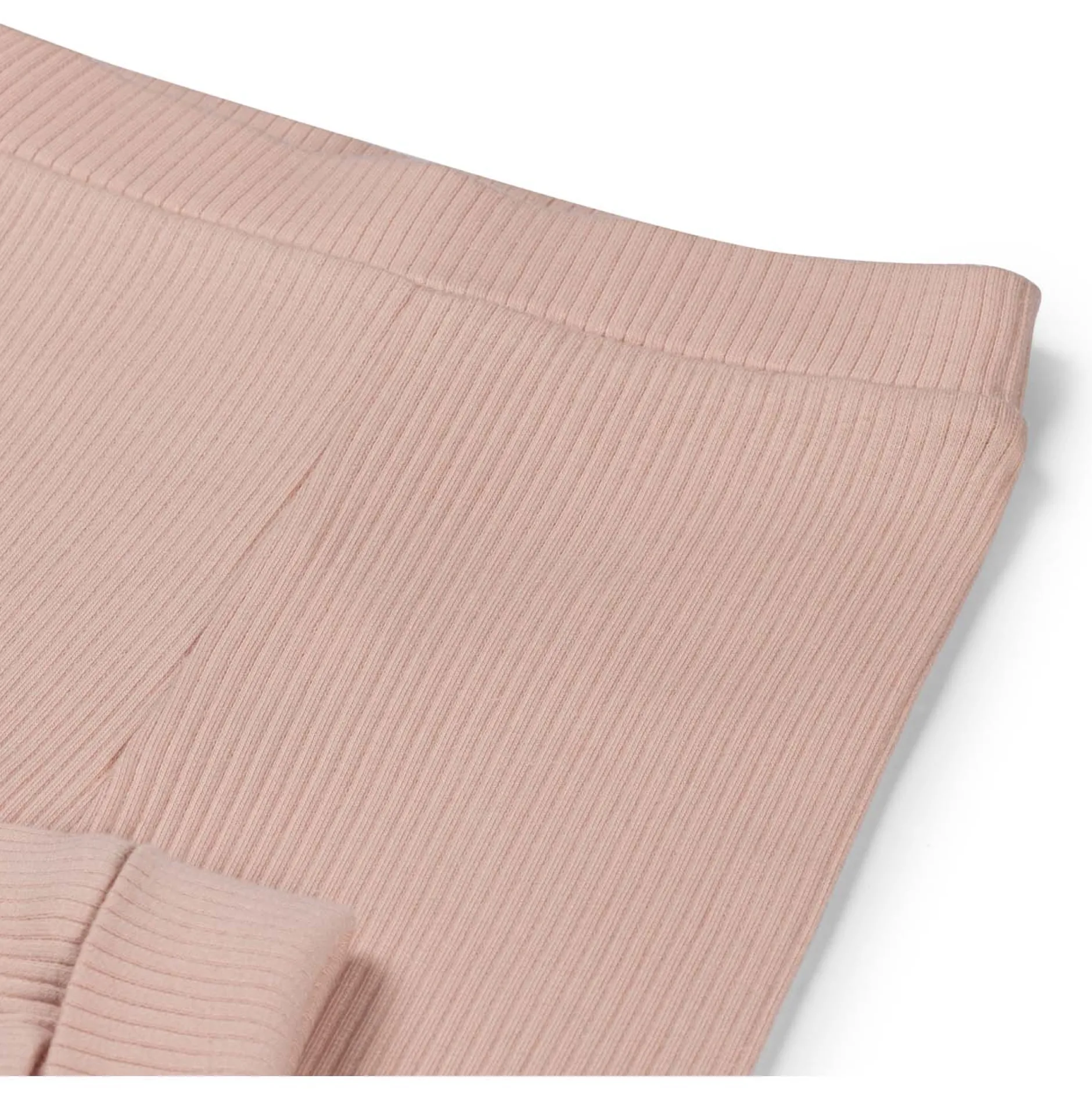 Broeken & Leggings|Broeken*Prénatal newborn broek rib effen roze Powder Pink