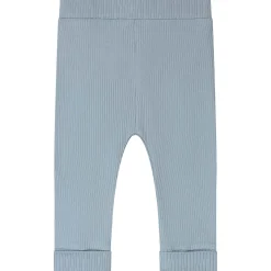 Broeken & Tuinbroeken|Broeken & Leggings*Prénatal newborn broek rib effen blauw Steel Blue