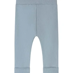 Broeken & Tuinbroeken|Broeken & Leggings*Prénatal newborn broek rib  effen blauw Steel Blue