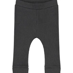 Broeken & Leggings|Broeken*Prénatal newborn broek rib  effen antraciet Deep Grey Melange