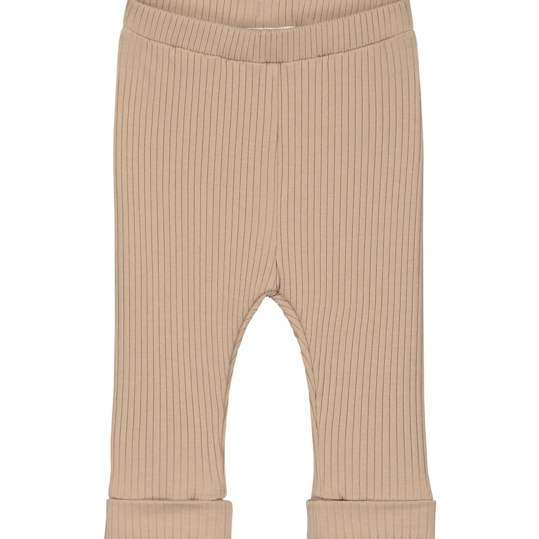 Broeken & Tuinbroeken|Broeken & Leggings*Prénatal newborn broek rib effen taupe Soft Taupe Brown