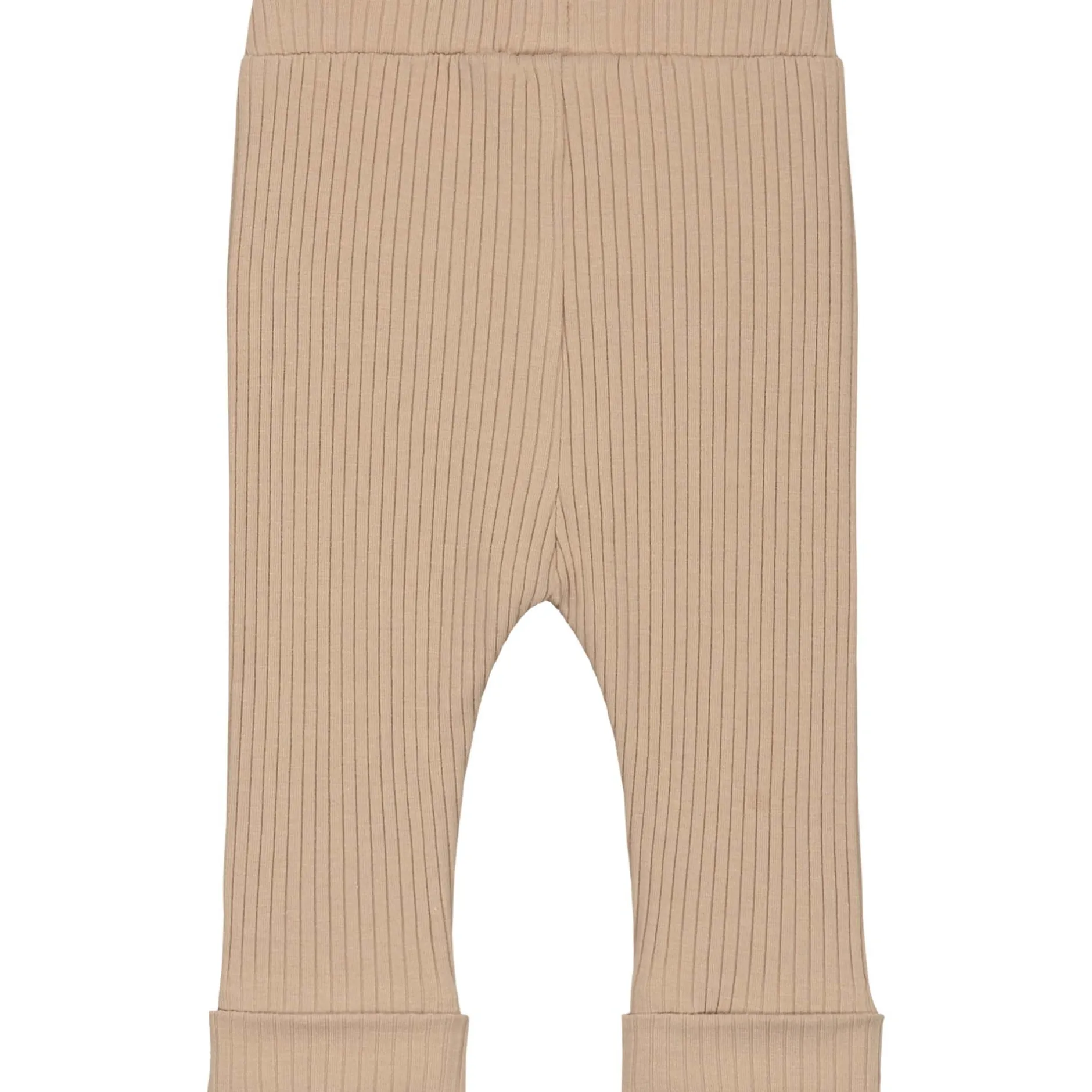 Broeken & Tuinbroeken|Broeken & Leggings*Prénatal newborn broek rib effen taupe Soft Taupe Brown