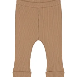 Broeken & Tuinbroeken|Broeken & Leggings*Prénatal newborn broek rib Pure effen bruin Dark Sand Brown