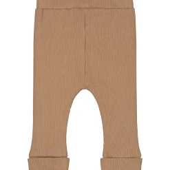 Broeken & Tuinbroeken|Broeken & Leggings*Prénatal newborn broek rib Pure  effen bruin Dark Sand Brown