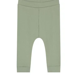 Broeken & Leggings|Broeken & Tuinbroeken*Prénatal newborn broek rib  effen groen Green Shade
