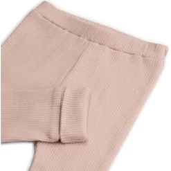 Broeken & Leggings|Broeken*Prénatal newborn broek rib  effen roze Pink Shade