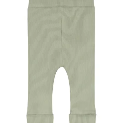 Broeken & Tuinbroeken|Broeken & Leggings*Prénatal newborn broek rib Pure  effen groen LightGreenshade