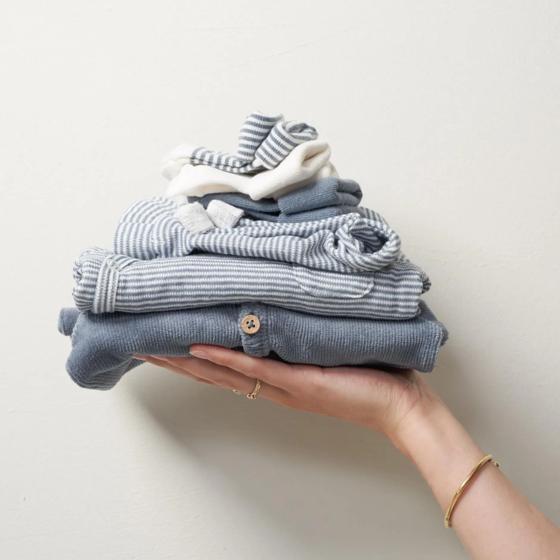 Broeken & Tuinbroeken|Broeken & Leggings*Prénatal newborn broek strepen blauw Steel Blue
