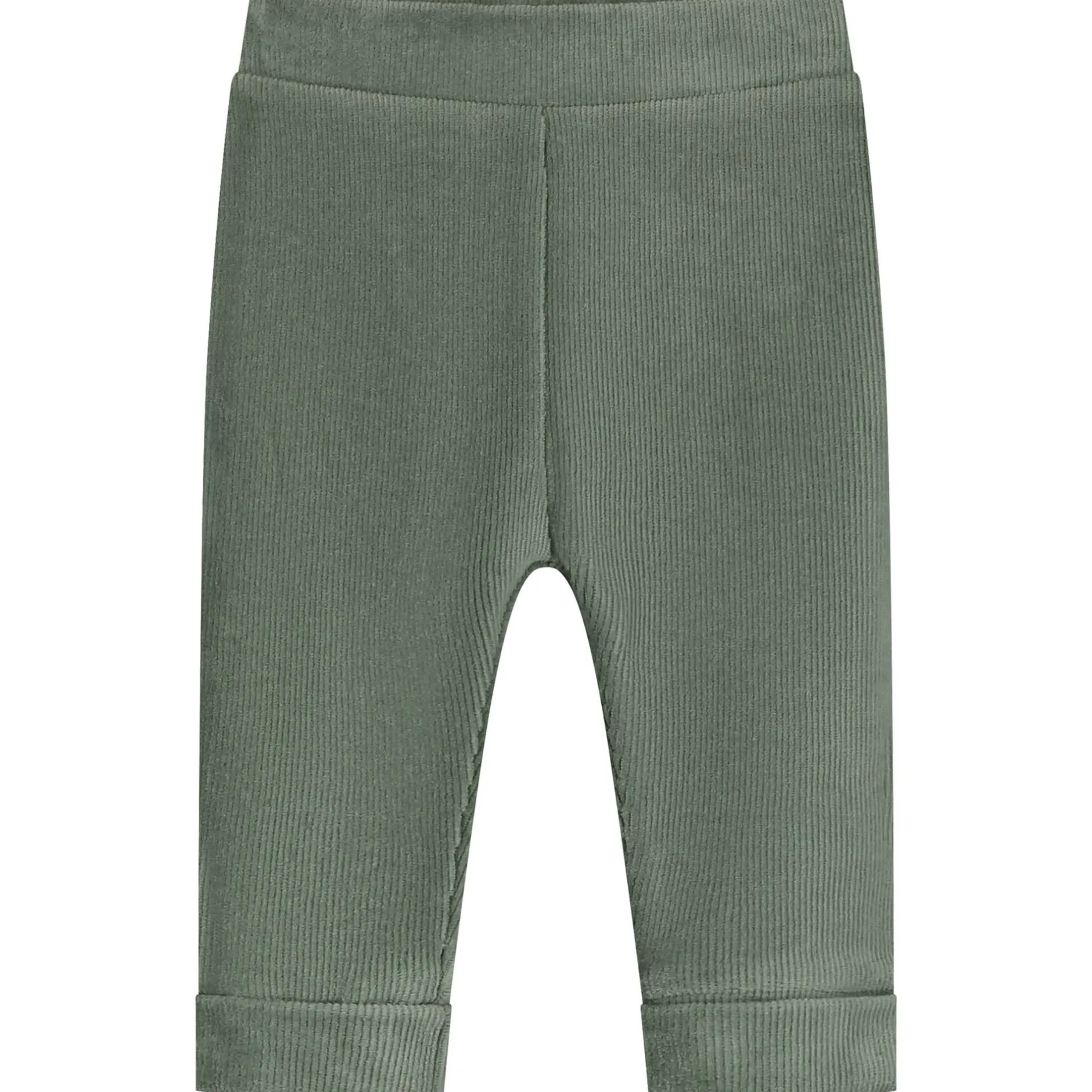 Broeken & Tuinbroeken|Broeken*Prénatal newborn broek velours effen groen Dark Greenshade