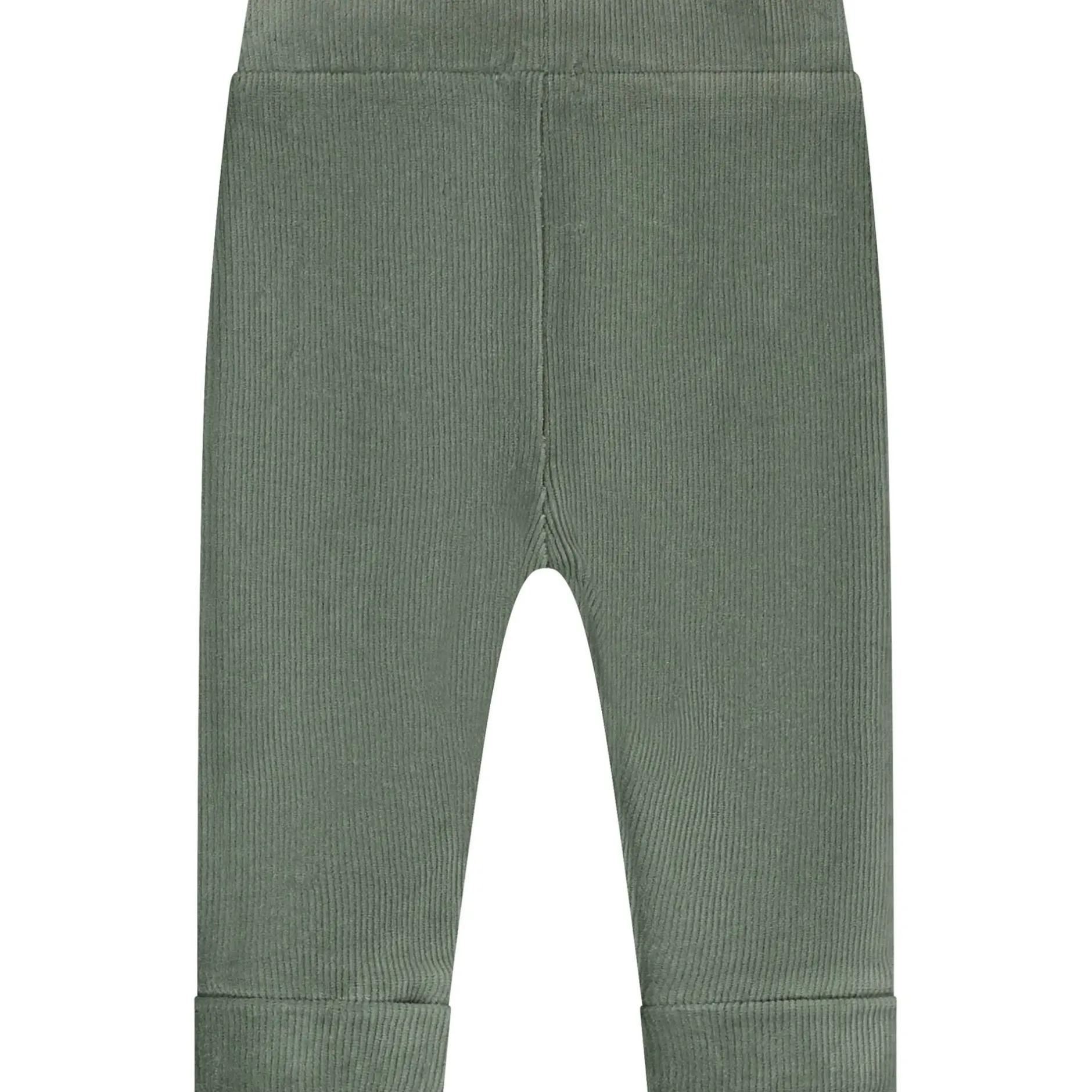 Broeken & Tuinbroeken|Broeken*Prénatal newborn broek velours effen groen Dark Greenshade