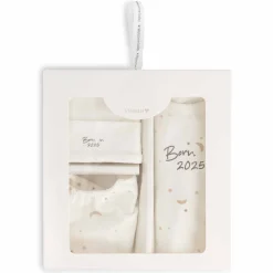 Feestartikelen|Kraamcadeaus*Prénatal newborn giftset born in 2025 Beigebrown