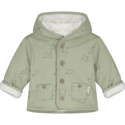 Jassen|Jassen*Prénatal newborn jas Pure lange mouwen effen groen LightGreenshade