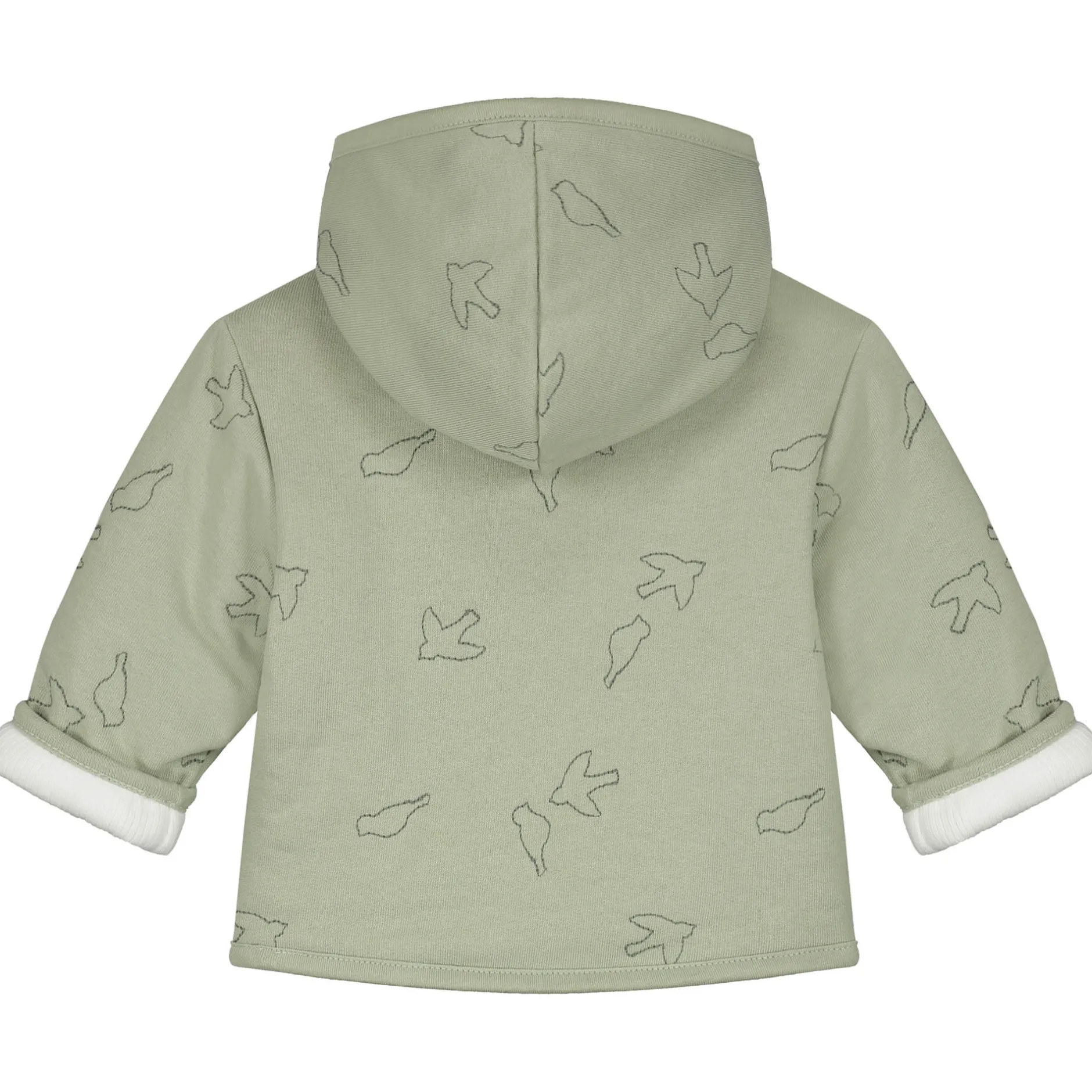Jassen|Jassen*Prénatal newborn jas Pure lange mouwen effen groen LightGreenshade