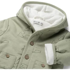 Jassen|Jassen*Prénatal newborn jas Pure lange mouwen effen groen LightGreenshade