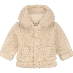 Jassen|Jassen*Prénatal newborn jas teddy effen beige Beigebrown
