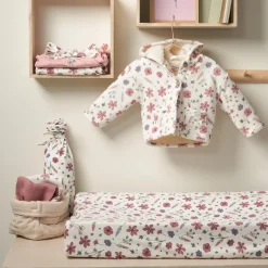 Jurken & Rokken|Jurken & Rokken*Prénatal newborn jurk lange mouwen bloemen multi Ivory White