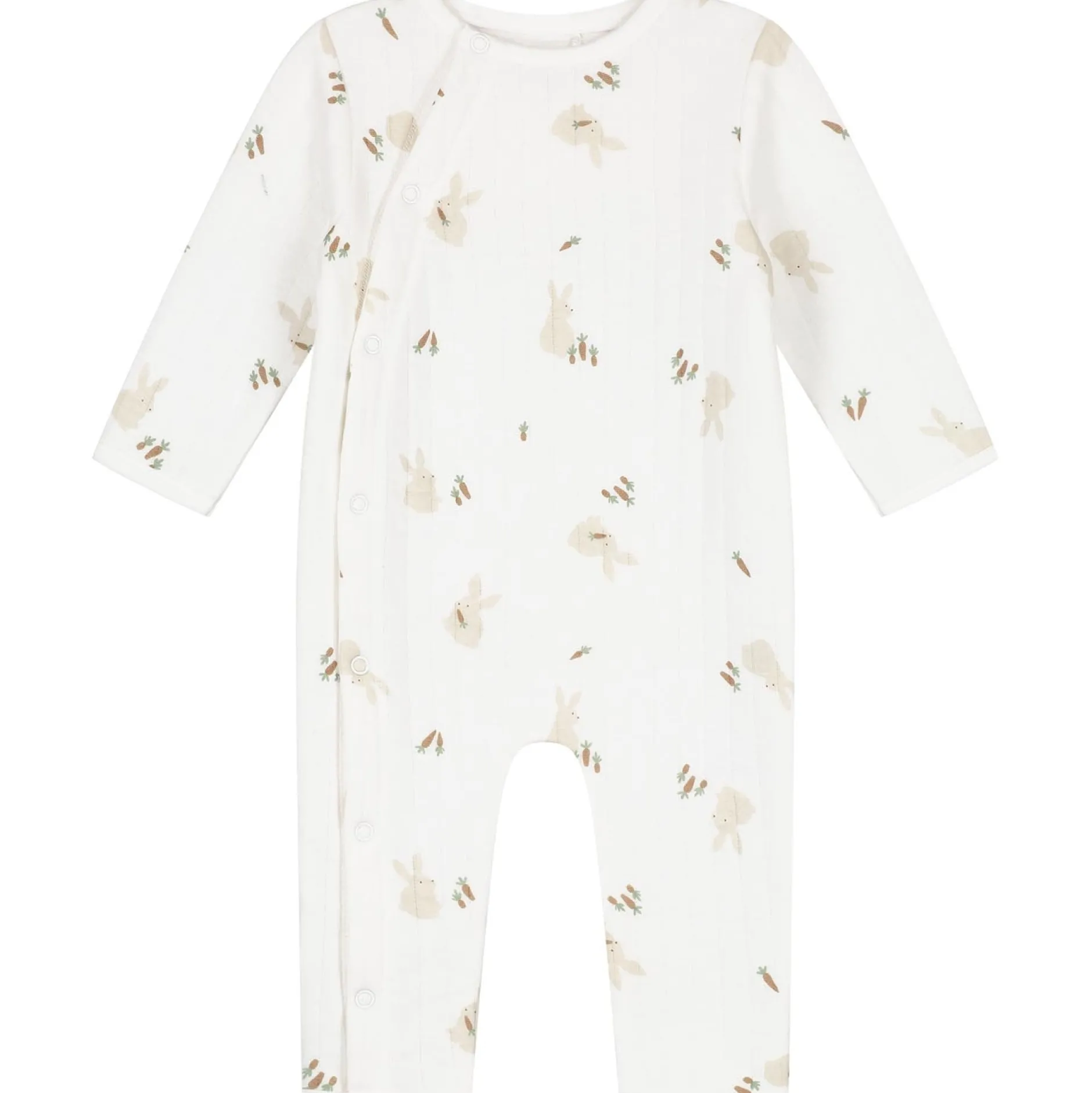 Boxpakjes|Boxpakjes & Jumpsuits*Prénatal newborn kledingset konijn lange mouwen dierenprint multi Ivory White