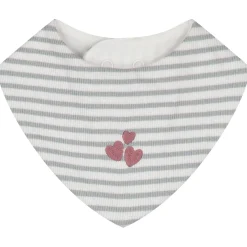 Boxpakjes|Boxpakjes & Jumpsuits*Prénatal newborn kledingset rib streep lange mouwen strepen grijs Soft Blue Grey