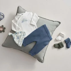 Accessoires|Accessoires*Prénatal newborn muts groen Ivory White