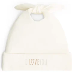 Feestartikelen|Kraamcadeaus*Prénatal newborn muts i love White