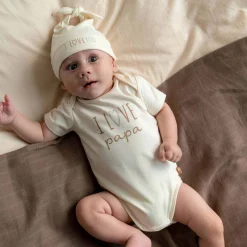 Feestartikelen|Kraamcadeaus*Prénatal newborn muts i love White