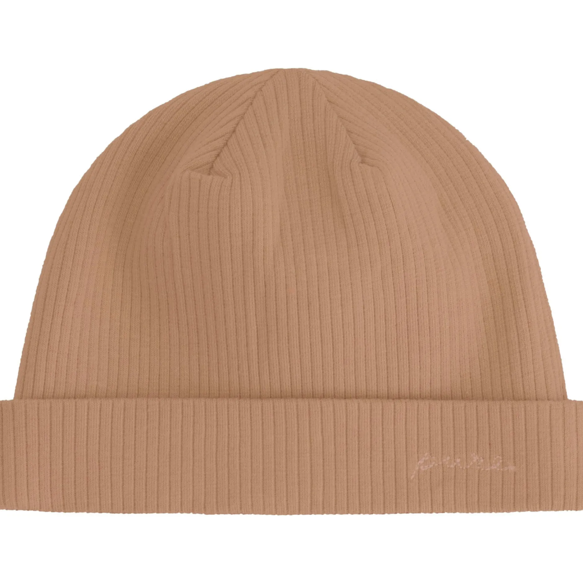Accessoires|Accessoires*Prénatal newborn muts rib Pure bruin Dark Sand Brown