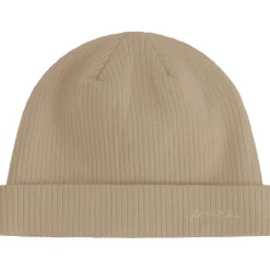 Accessoires|Accessoires*Prénatal newborn muts rib Pure   bruin Dark Sand Brown
