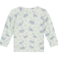 Shirts & Blouses|Shirts & Blouses*Prénatal newborn overslagshirt lange mouwen dierenprint groen Ivory White