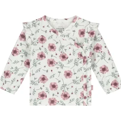 Shirts & Blouses|Shirts & Blouses*Prénatal newborn overslagshirt lange mouwen bloemen wit Ivory White