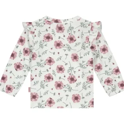Shirts & Blouses|Shirts & Blouses*Prénatal newborn overslagshirt lange mouwen bloemen wit Ivory White