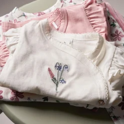 Shirts & Blouses|Shirts & Blouses*Prénatal newborn overslagshirt lange mouwen printopdruk wit Ivory White