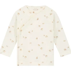 Shirts & Blouses|Shirts & Blouses*Prénatal newborn overslagshirt lange mouwen all over print beige Dark Off-White